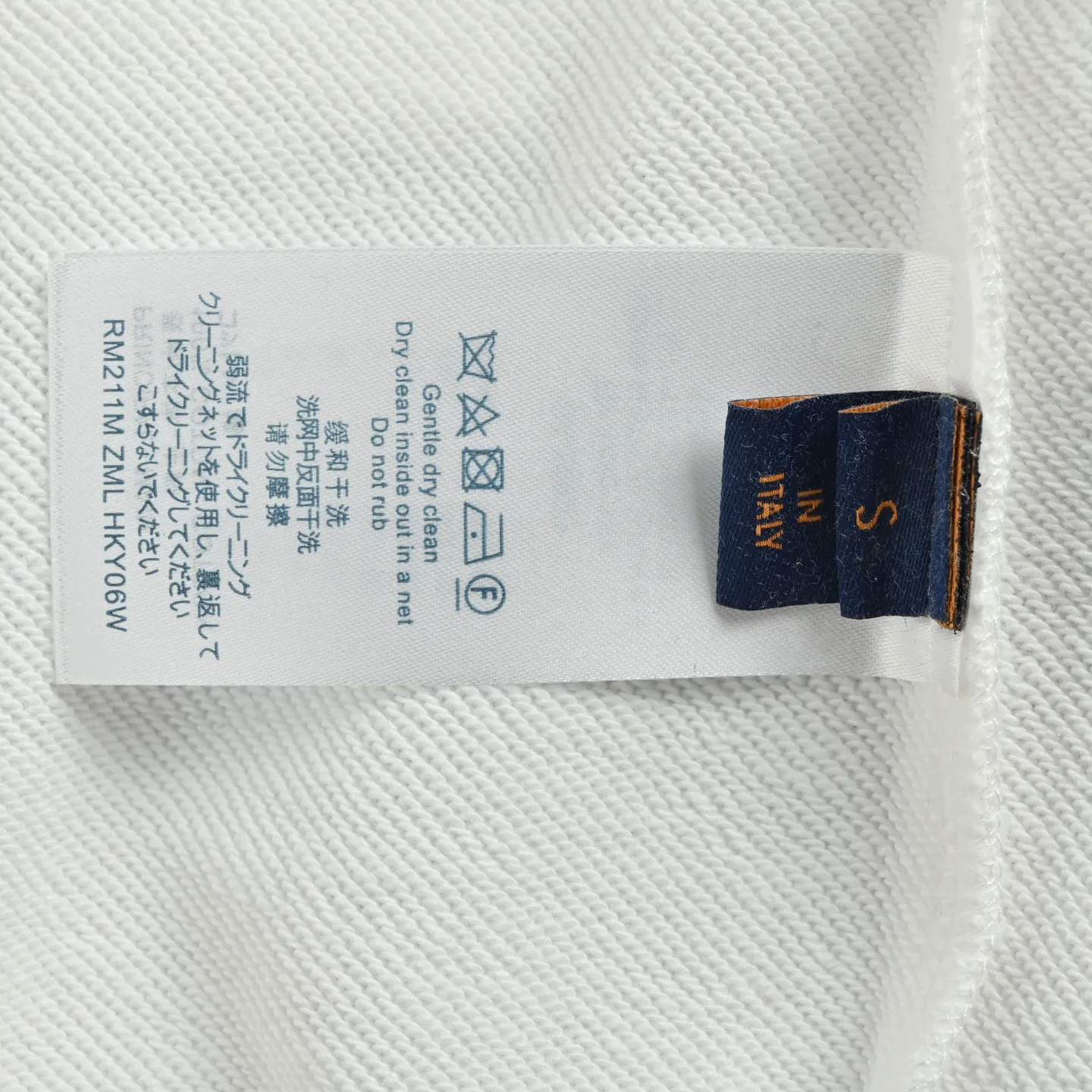 Louis Vuitton/Louis Vuitton 25Fw three-dimensional logo print crew neck sweatshirt